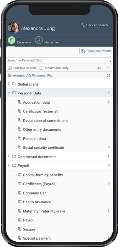 Digital Personnel File in SAP SuccessFactors